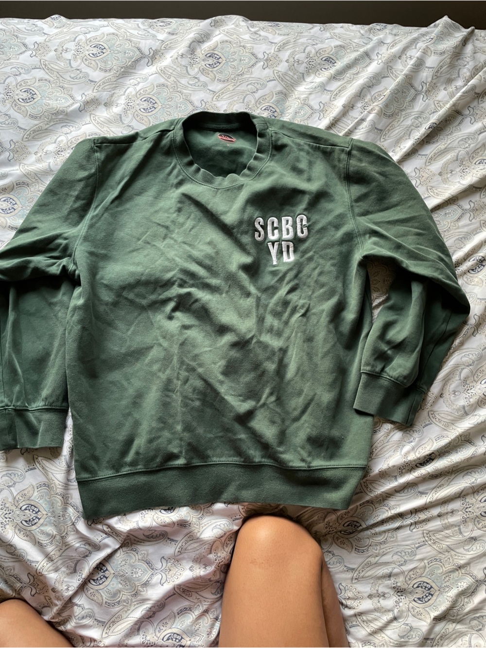 SCBCYD Green Crewneck Sweater